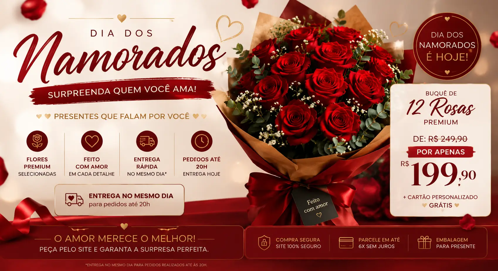 Dia dos Namorados — Surpreenda quem você ama
